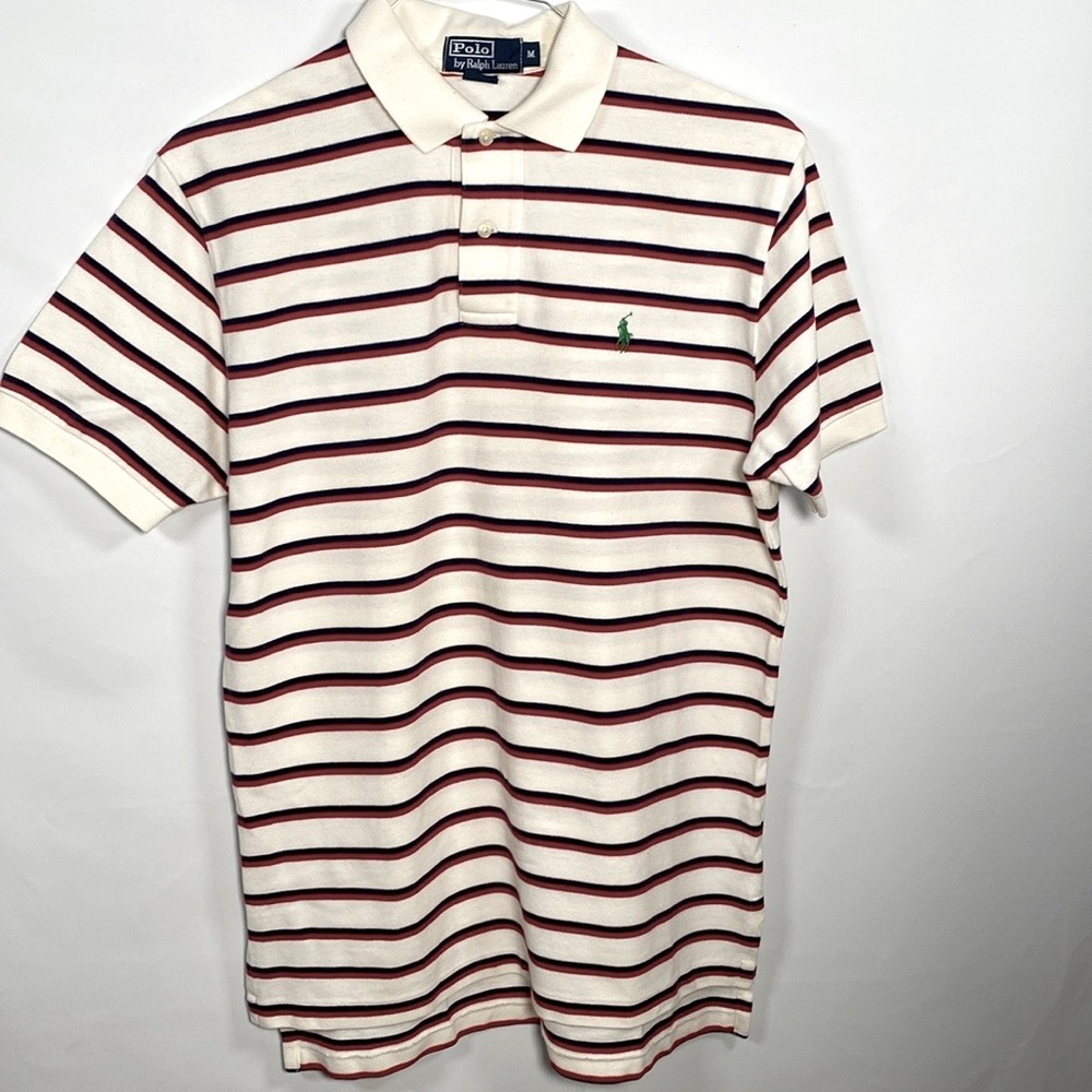 Men’s Polo by RL Striped short sleeve polo, Size M